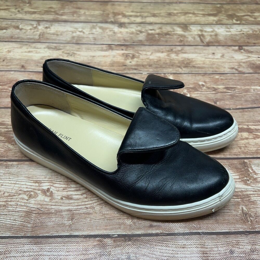 Sarah Flint Loafers Shoes Flats Slip On Black EU 39